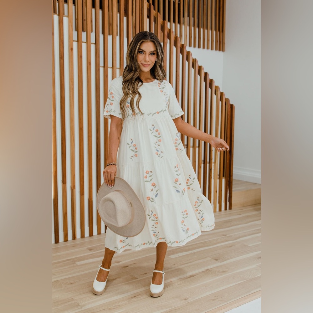 NWT Böhme Jayde Dress in Cream